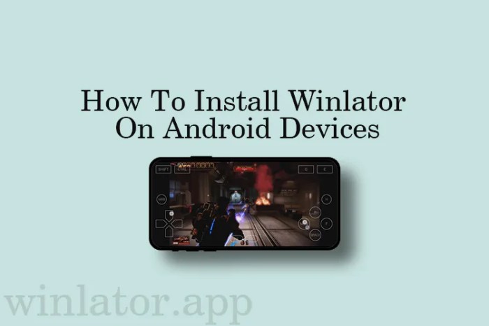 Tutorial install winlator di android