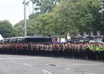 Ribuan Personel Gabungan Amankan Pertandingan Chelsea Vs AC Milan di GBK