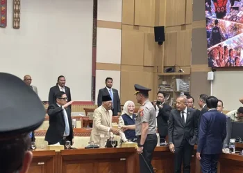 Suyudi Jalani Uji Kelayakan Calon Kapolri Didampingi Dasco di DPR